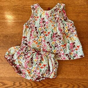 pink chicken floral set